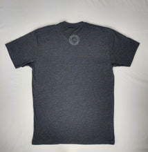 Load image into Gallery viewer, Limited Edition Adult Unisex Crew Tee Charcoal Grey Kauai Logo Front
