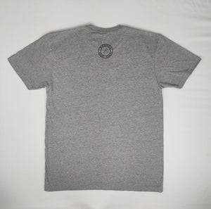 Limited Edition Adult Unisex Crew Tee Heather Grey Kauai Logo Front